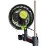 Oszillierender Ventilator | 20 Watt | Standfuß mit Clip und Stangenclip | Garden Highpro