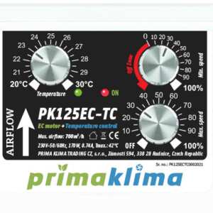 Prima Klima PK125EC-TC 700m³/h, Ø125mm...